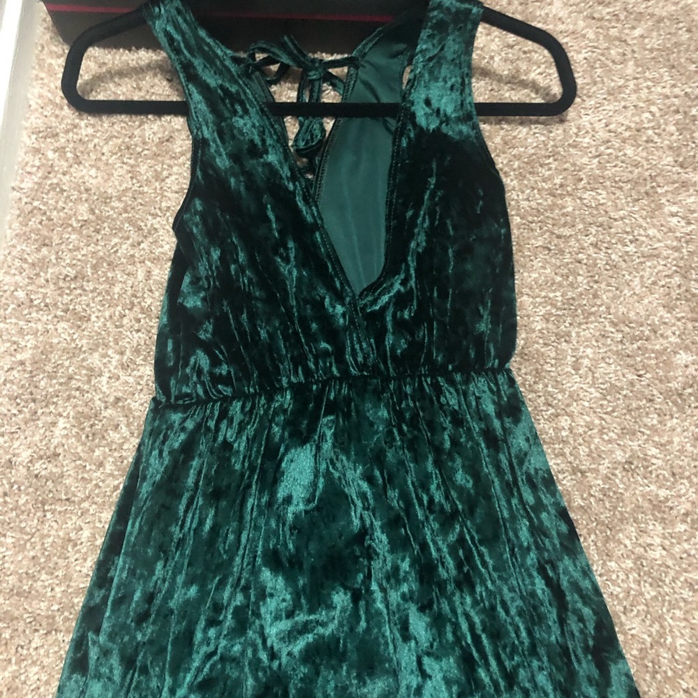 In the style mini velvet dress